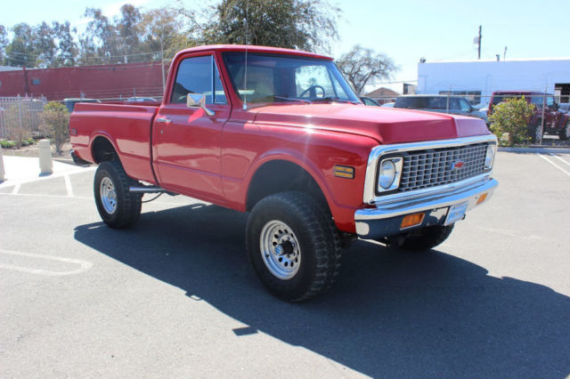 1971 Red Chevrolet C-10 Pickup Truck