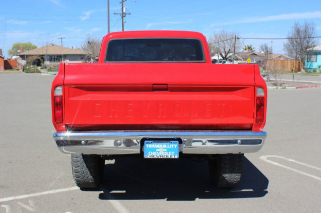 1971 Red Chevrolet C-10 Pickup Truck