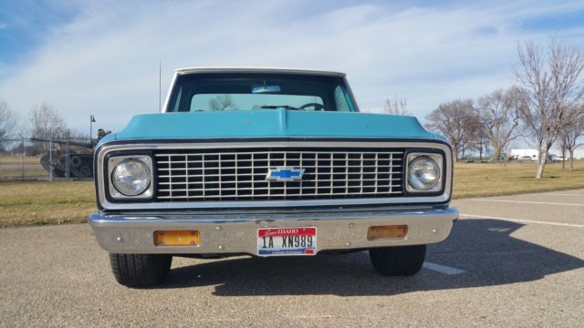 1971 Blue Chevrolet C-10