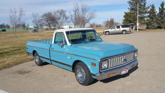 1971 Blue Chevrolet C-10