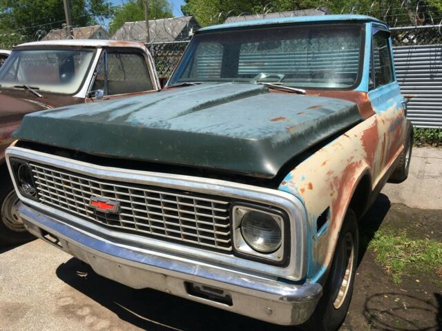 1971 Blue Chevrolet C-10