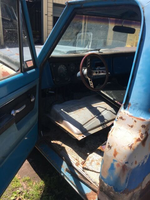 1971 Blue Chevrolet C-10