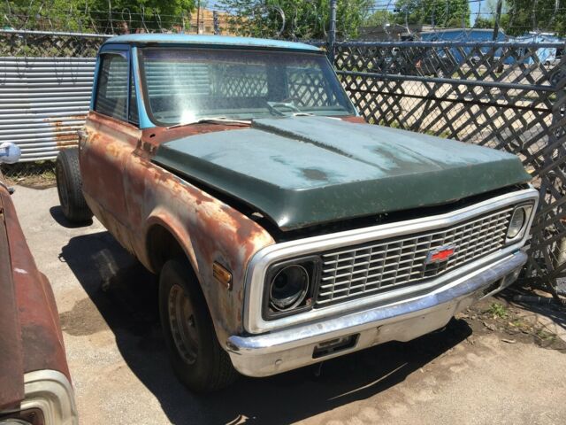 1971 Blue Chevrolet C-10