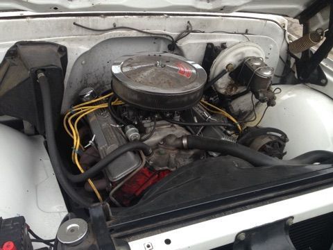 1971 White Chevrolet C-10 Pick up