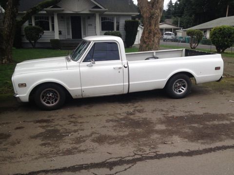 1971 White Chevrolet C-10 Pick up