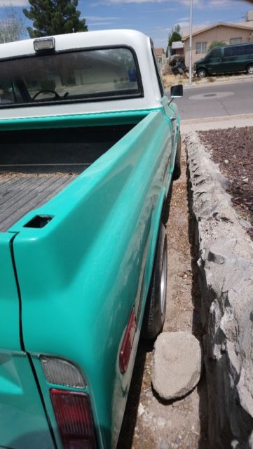 1971 Teal Chevrolet C-10