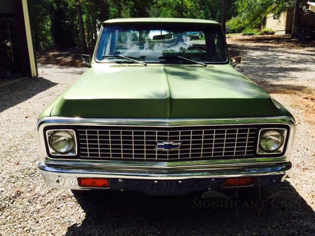 1971 Green Chevrolet C-10 Standard Cab Pickup