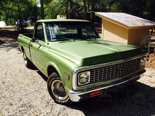 1971 Green Chevrolet C-10 Standard Cab Pickup