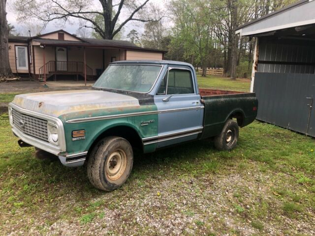 1971 Green Chevrolet C-10 Standard Cab Pickup