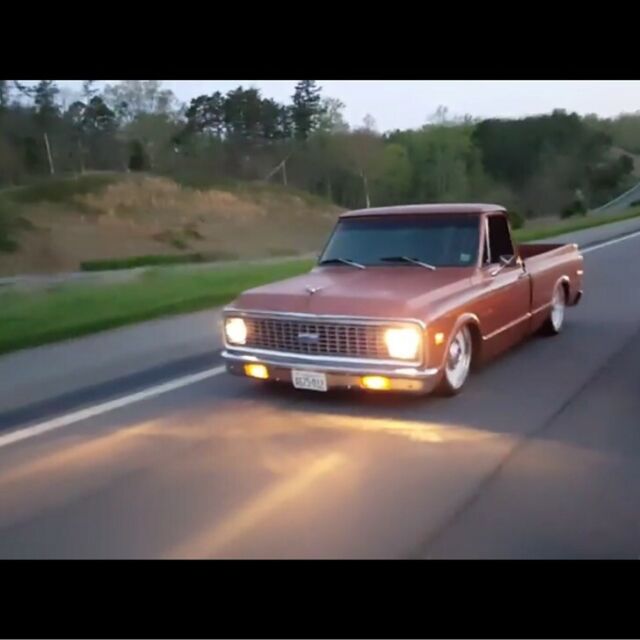 1971 Gold Chevrolet C-10 Standard Cab Pickup