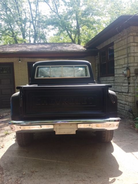 1971 Black Chevrolet C-10 Step Side