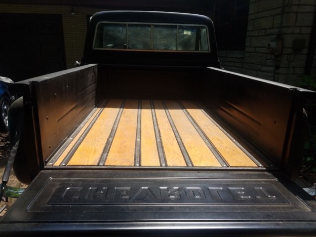 1971 Black Chevrolet C-10 Step Side