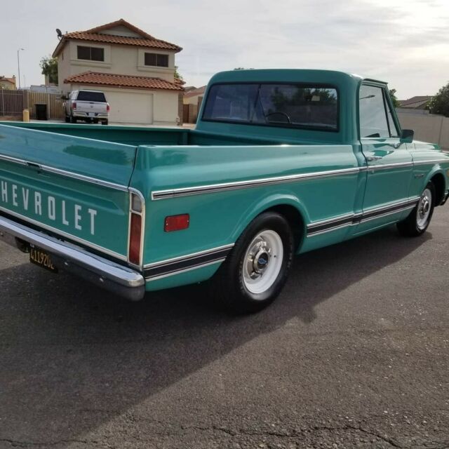 1971 Teal Chevrolet C-10 Standard Cab Pickup