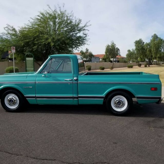 1971 Teal Chevrolet C-10 Standard Cab Pickup