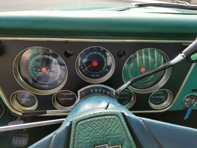 1971 Teal Chevrolet C-10 Standard Cab Pickup