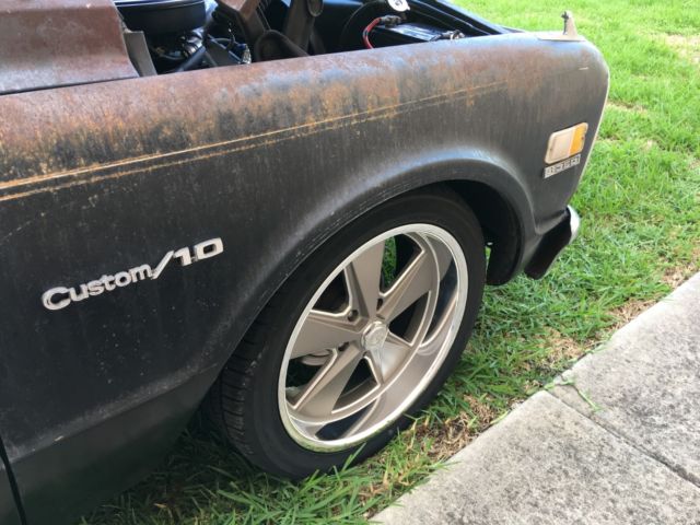 1971 Black Chevrolet C-10 truck