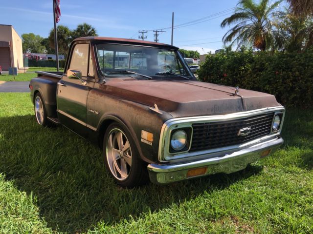 1971 Black Chevrolet C-10 truck