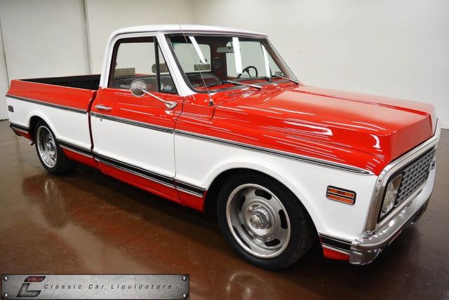 1971 Red Chevrolet C-10 Pickup