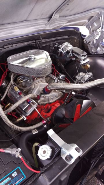 1971 Silver/blue Chevrolet Chevelle Truck