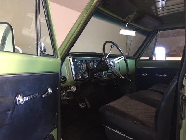 1971 Olive green Chevrolet C20 C20