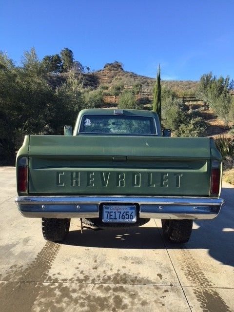 1971 Olive green Chevrolet C20 C20