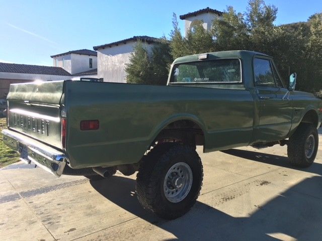 1971 Olive green Chevrolet C20 C20