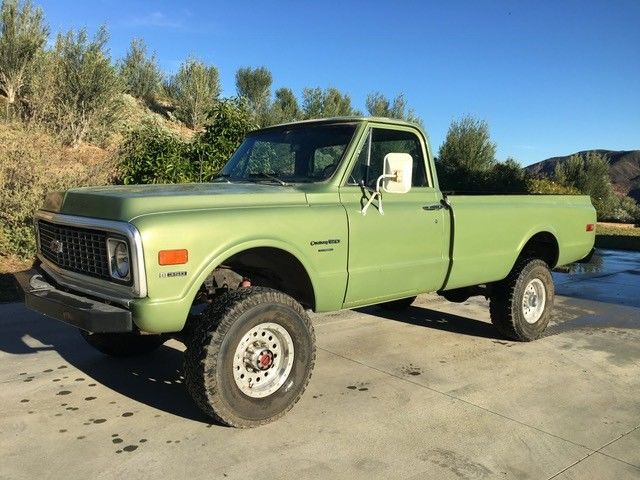 1971 Olive green Chevrolet C20 C20