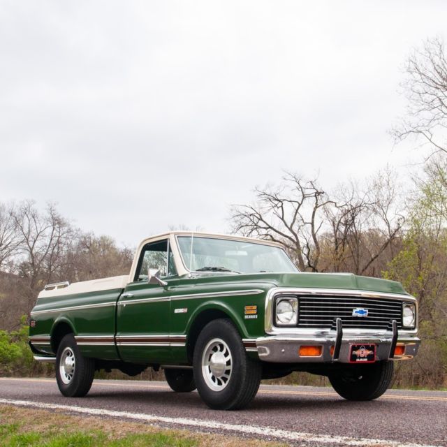 1971 White over Dark Olive Chevrolet Other Pickups Truck