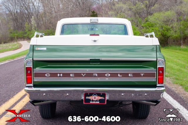 1971 White over Dark Olive Chevrolet Other Pickups Truck