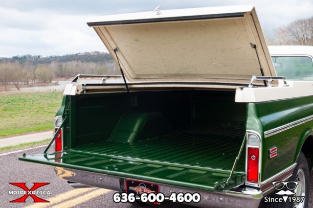 1971 White over Dark Olive Chevrolet Other Pickups Truck