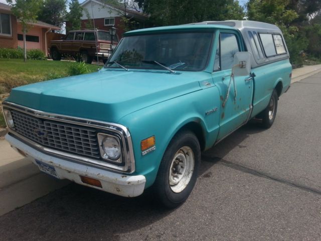 1971 Yellow Chevrolet C/K Pickup 2500 Fleetside pickup