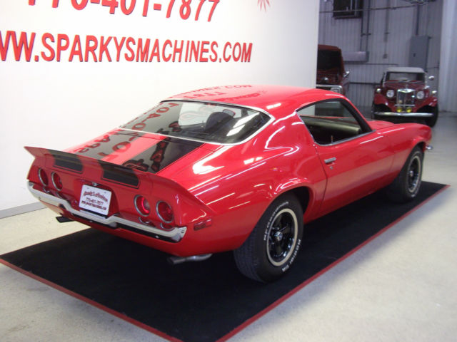 1971 Red Chevrolet Camaro Coupe