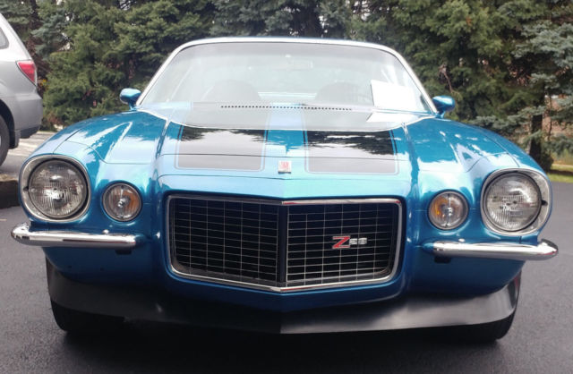 1971 Blue Chevrolet Camaro Coupe