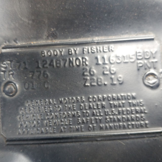 1971 Blue Chevrolet Camaro Coupe