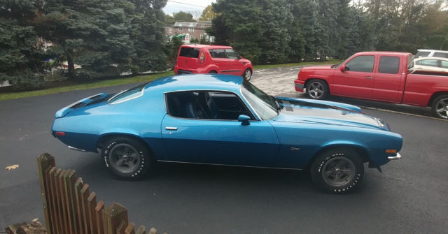 1971 Blue Chevrolet Camaro Coupe
