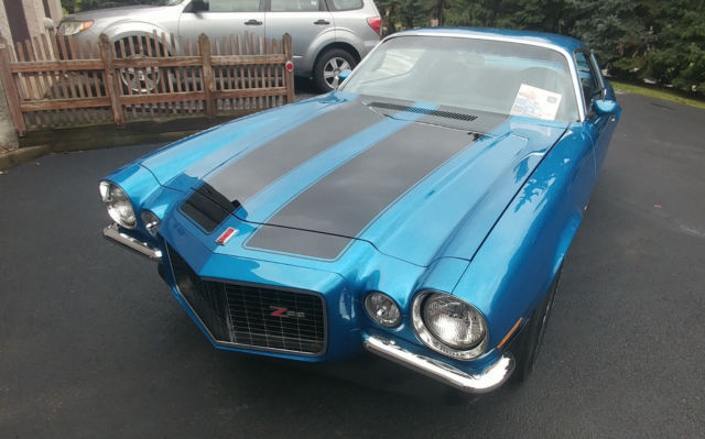 1971 Blue Chevrolet Camaro Coupe