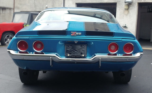 1971 Blue Chevrolet Camaro Coupe