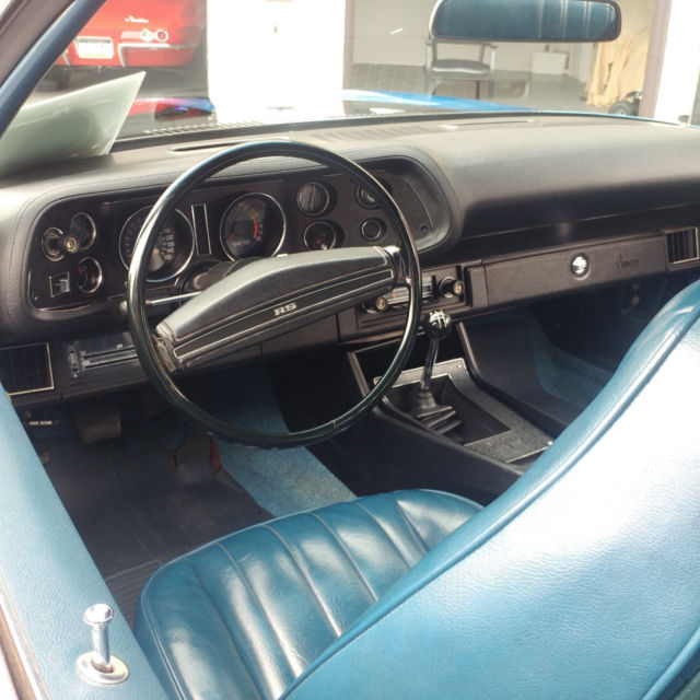 1971 Blue Chevrolet Camaro Coupe
