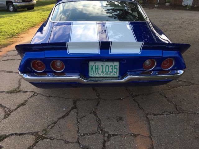 1971 Blue Chevrolet Camaro