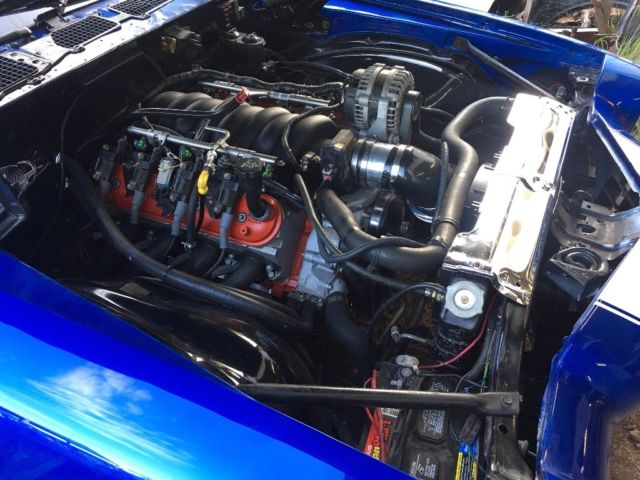 1971 Blue Chevrolet Camaro