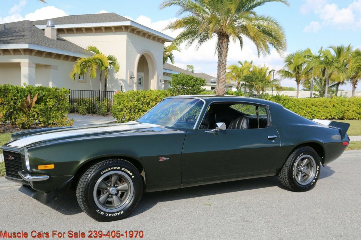 1971 Green Chevrolet Camaro Coupe