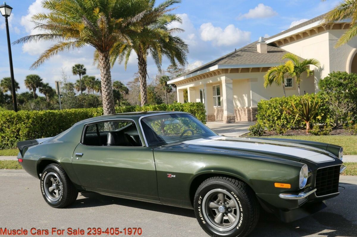 1971 Green Chevrolet Camaro Coupe