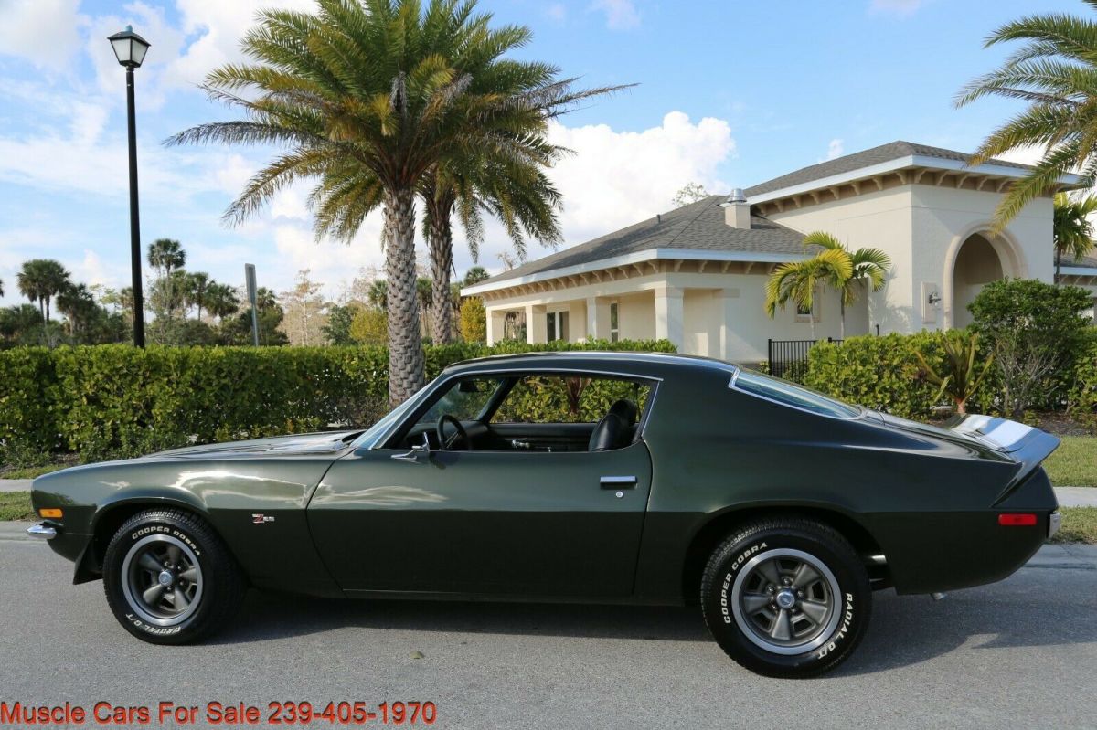 1971 Green Chevrolet Camaro Coupe