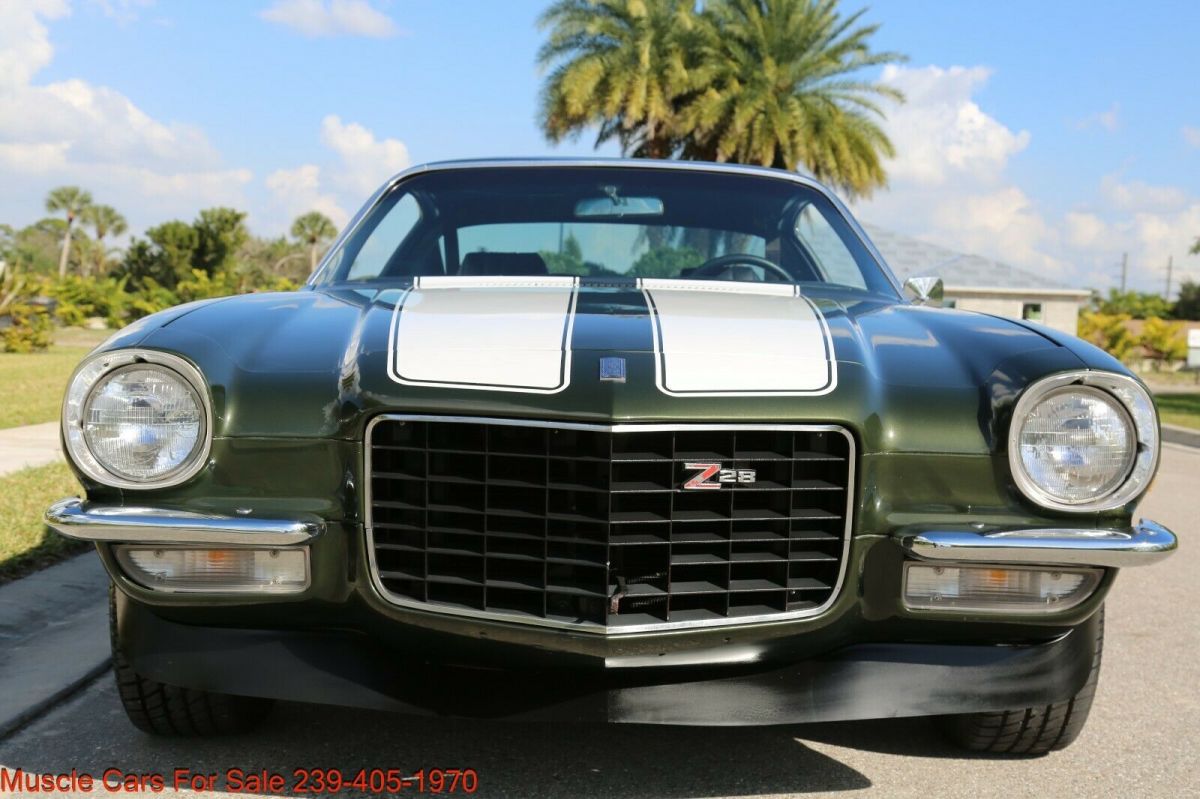 1971 Green Chevrolet Camaro Coupe