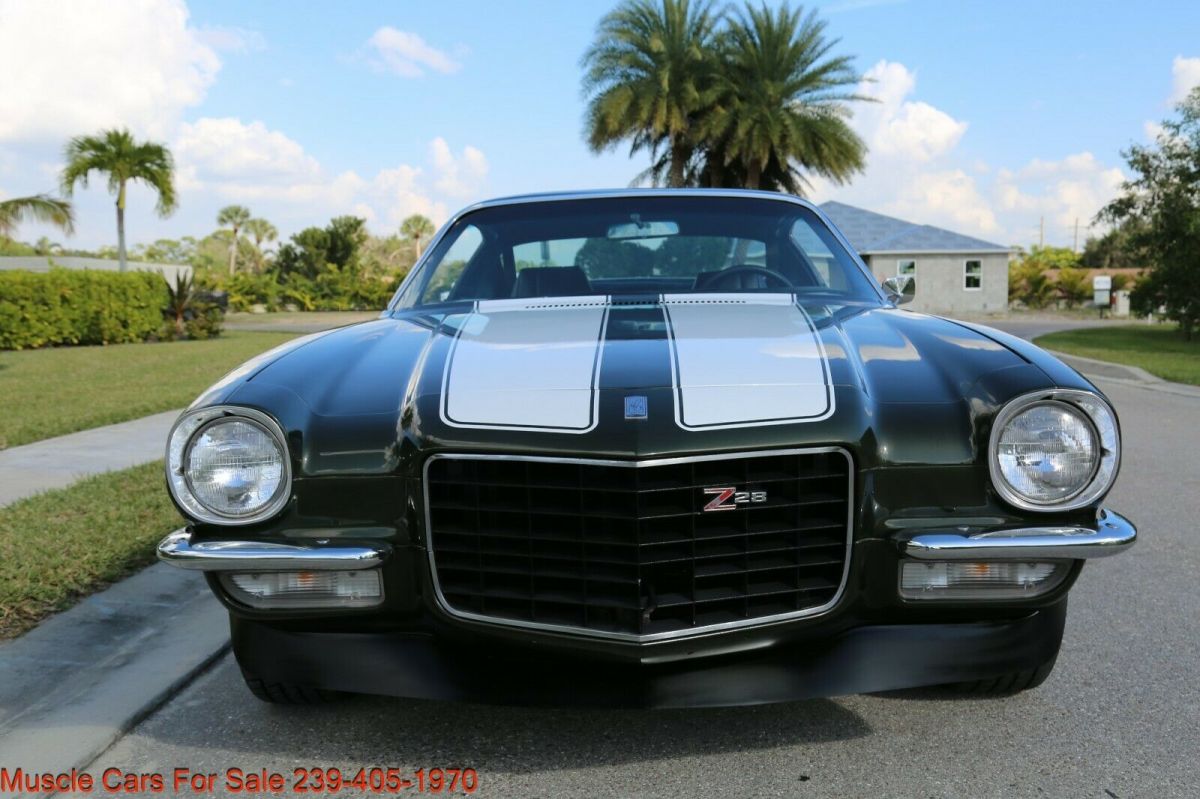 1971 Green Chevrolet Camaro Coupe