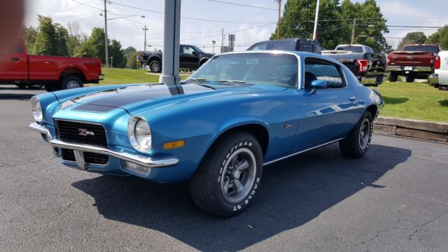 1971 Blue Chevrolet Camaro