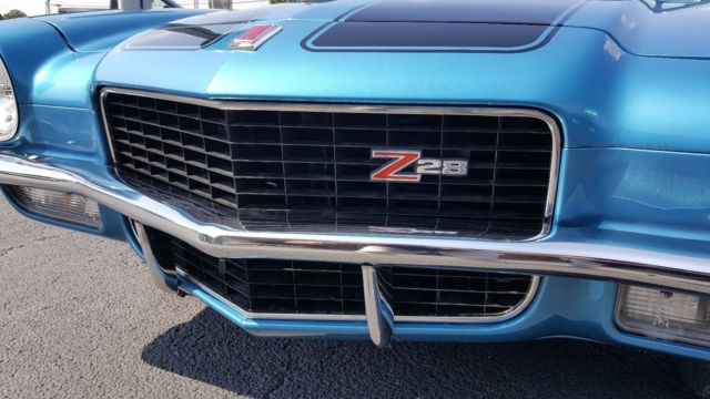 1971 Blue Chevrolet Camaro