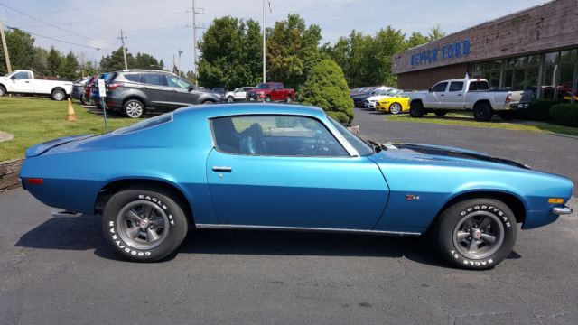1971 Blue Chevrolet Camaro