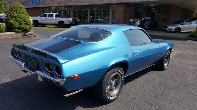 1971 Blue Chevrolet Camaro