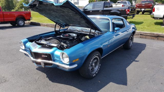 1971 Blue Chevrolet Camaro